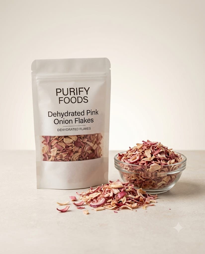 Dehydrated Pink Onion